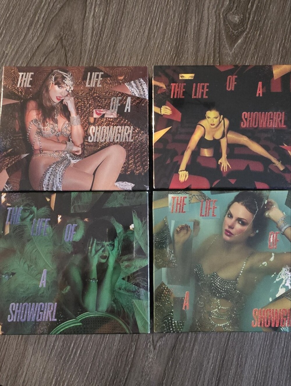 Set of Four 'The Life of a Showgirl' LIMITED EDITION CDs